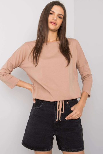 Fiona gaiša kamieļu blūze 2