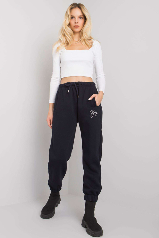 Tumši zilas treniņbikses ar Lilijas...