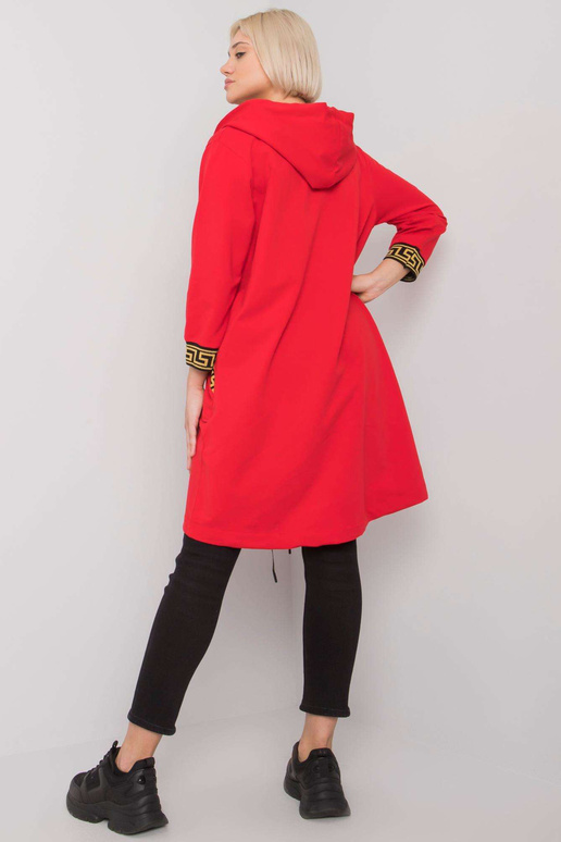 Sarkans Lisabonas sieviešu kapucis