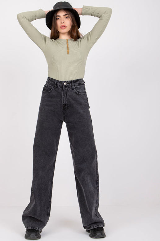 Gaiši zaļa svītraina blūze ar Moxie...