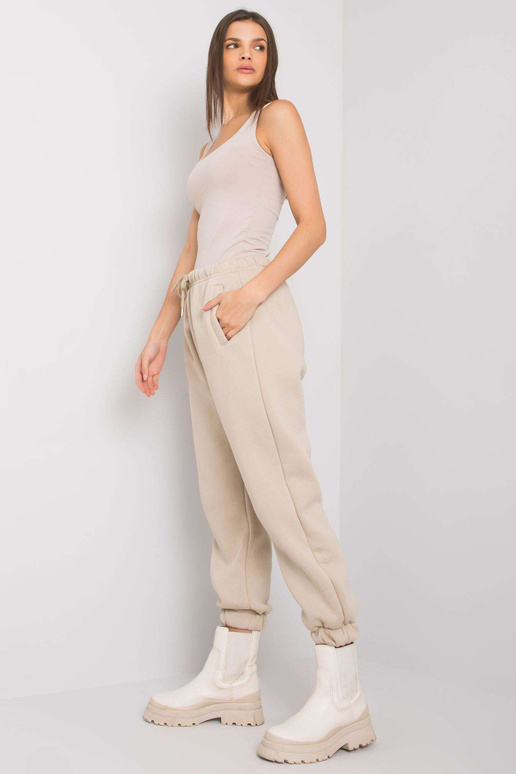 Bēšas kokvilnas treniņbikses Esher...