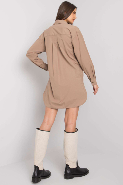 Tumši bēšs kokvilnas Terra krekls