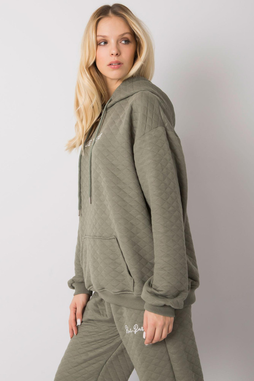 Gaišs haki krāsas kapuci ar vatējumu...