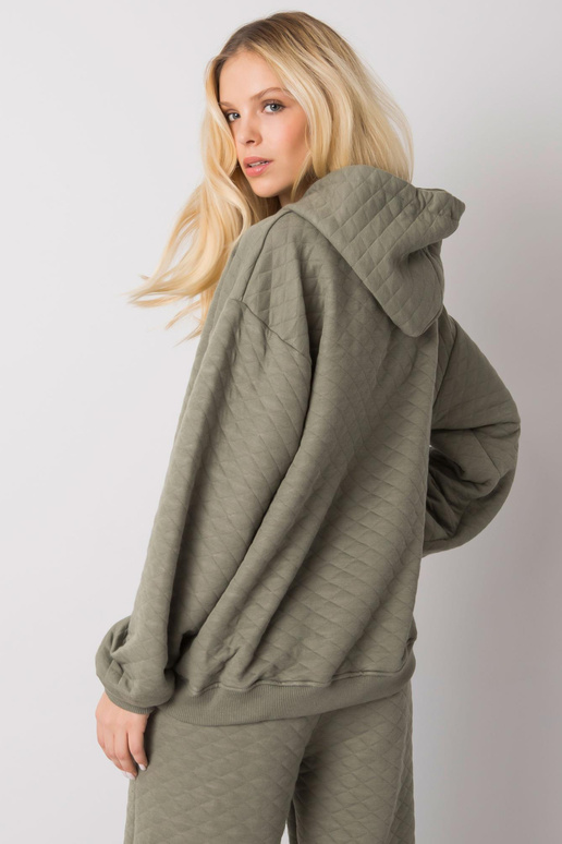 Gaišs haki krāsas kapuci ar vatējumu...