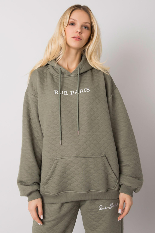 Gaišs haki krāsas kapuci ar vatējumu...