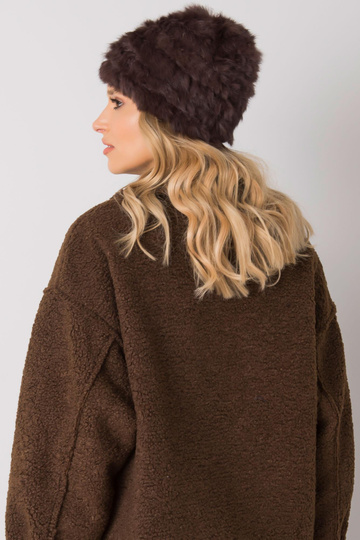 Tumši brūna kažokādas cepure