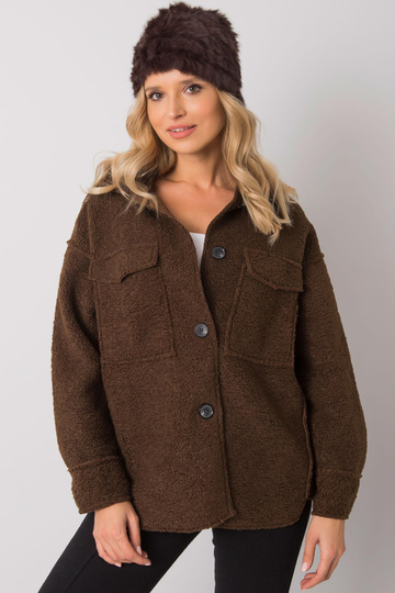 Tumši brūna kažokādas cepure 2