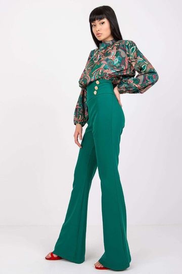 Zaļas elegantas bikses ar... 2