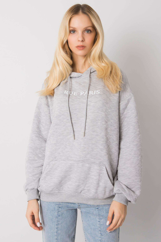 Pelēks melanžs džemperis ar vatējumu... Pelēks melanžs džemperis ar vatējumu...