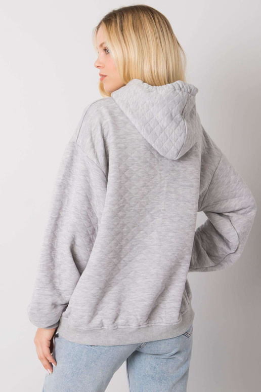 Pelēks melanžs džemperis ar vatējumu... Pelēks melanžs džemperis ar vatējumu...