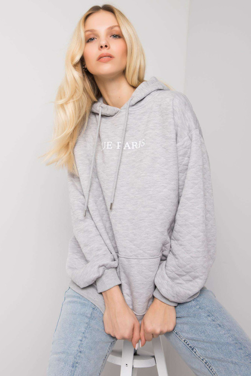 Pelēks melanžs džemperis ar vatējumu... Pelēks melanžs džemperis ar vatējumu...