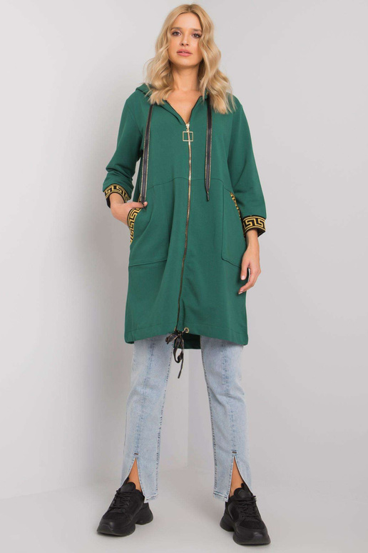 Tumši zaļš Lisabonas sieviešu kapucis Tumši zaļš Lisabonas sieviešu kapucis