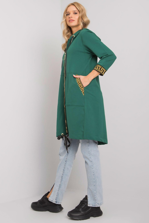 Tumši zaļš Lisabonas sieviešu kapucis Tumši zaļš Lisabonas sieviešu kapucis