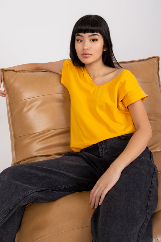 Gaiši oranžs pamata t-krekls Atlanta...