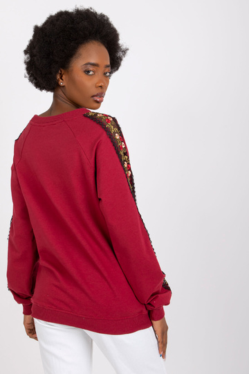 Bordo krāsas sporta krekls...