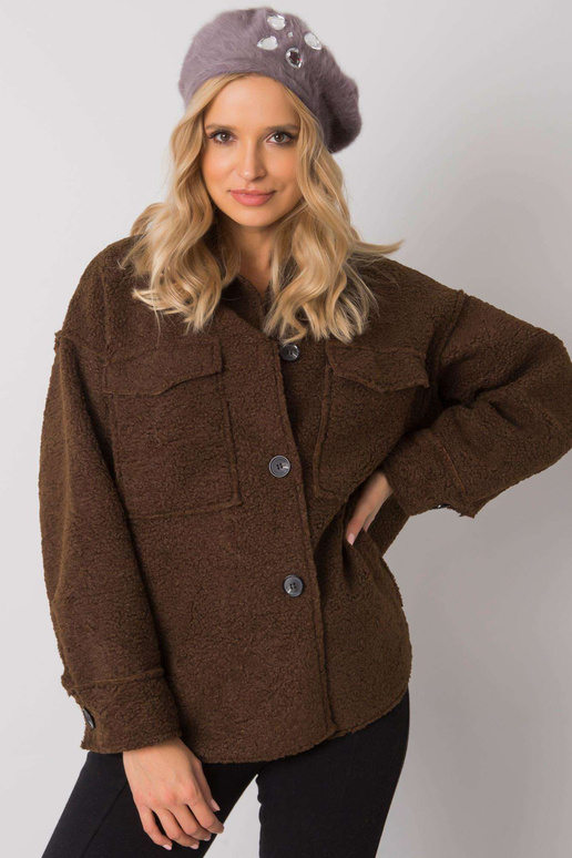 Tumši violeta sieviešu berete ar...