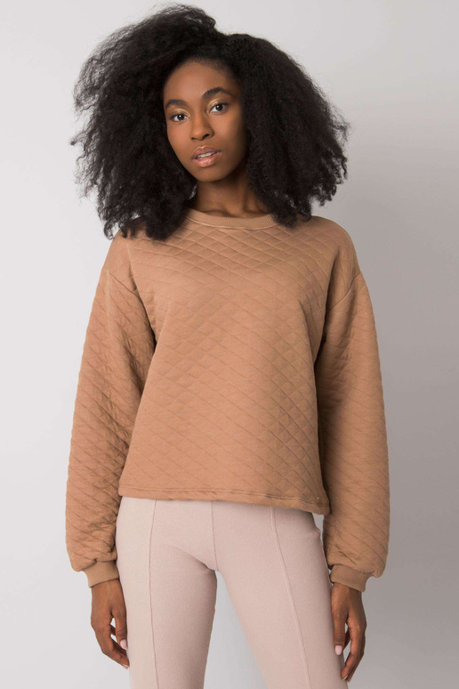 Kamieļu stepēts sporta krekls bez...