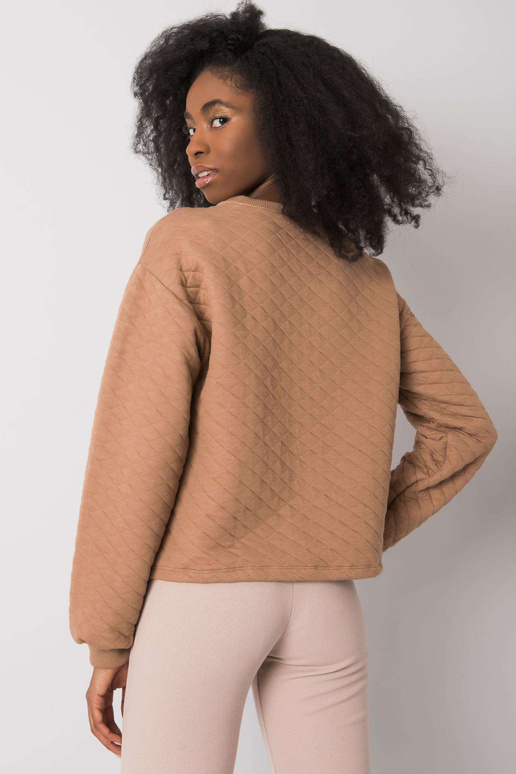 Kamieļu stepēts sporta krekls bez...