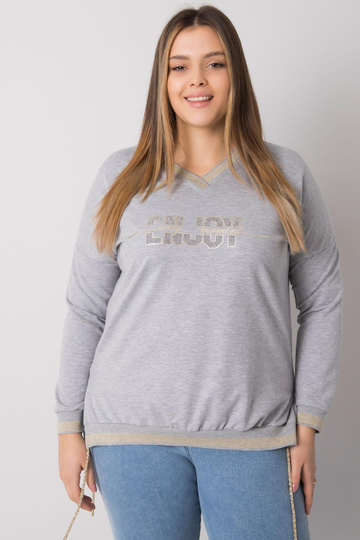 Pelēka melanža liela izmēra...