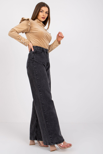 Tumši bēša velūra blūze ar... 2