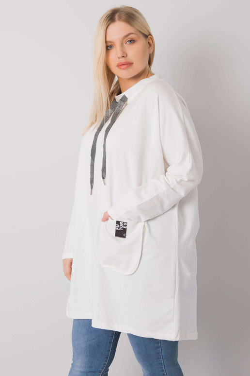 Ecru kokvilnas tunika liela izmēra...