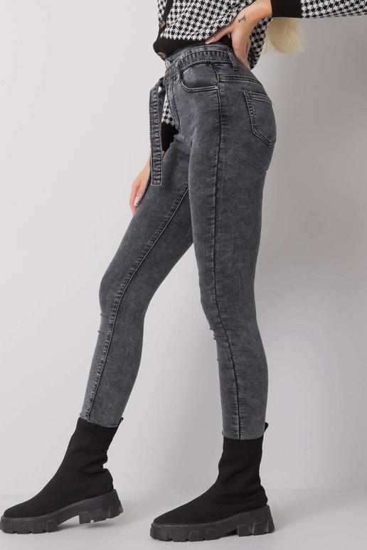 Pelēki pieguloši džinsi ar Lexington...