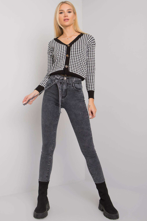 Pelēki pieguloši džinsi ar Lexington...