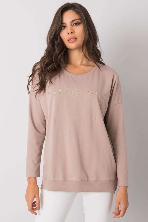 Tumši bēša sieviešu kokvilnas blūze... Tumši bēša sieviešu kokvilnas blūze...