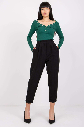 Melnas elegantas bikses ar...