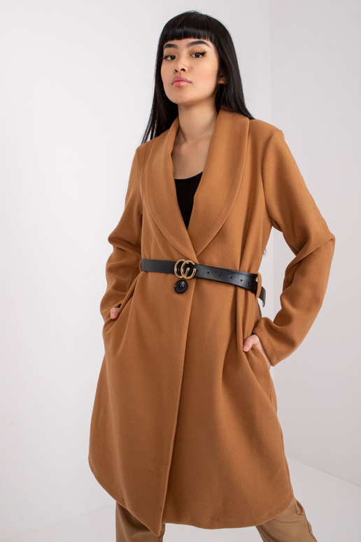 Kamieļa mētelis ar Luna jostu