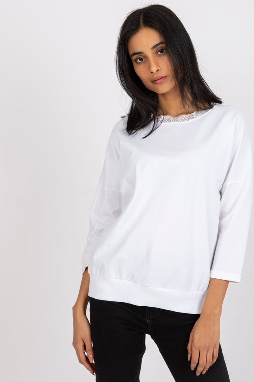 Balta blūze ar iesējumu Wioleta RUE...