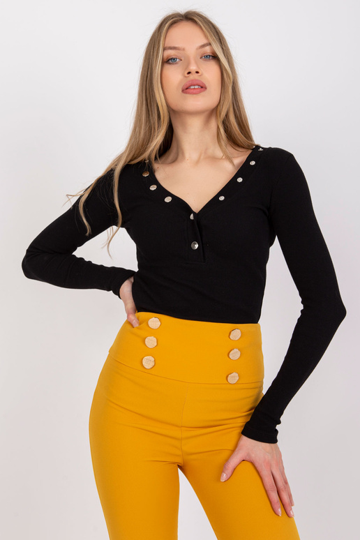 Melna svītraina blūze Tracy RUE PARIS