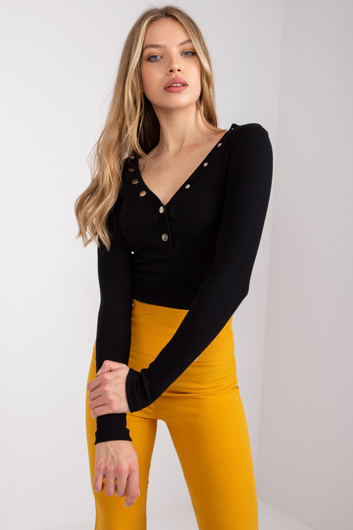 Melna svītraina blūze Tracy RUE PARIS