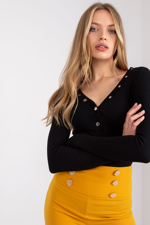 Melna svītraina blūze Tracy RUE PARIS