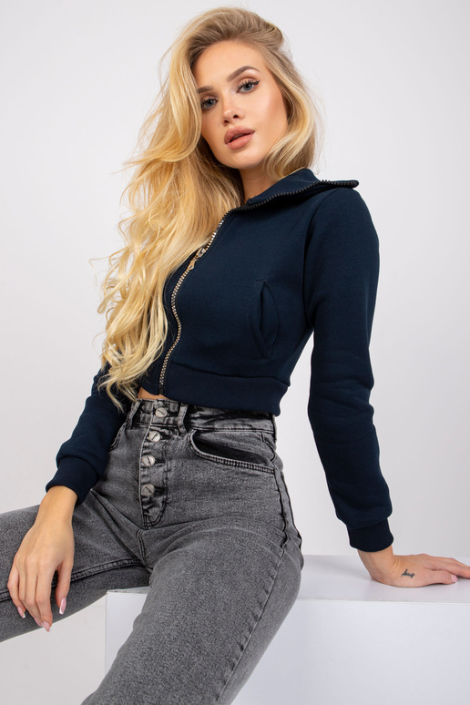 Tumši zils īss džemperis Ann RUE PARIS