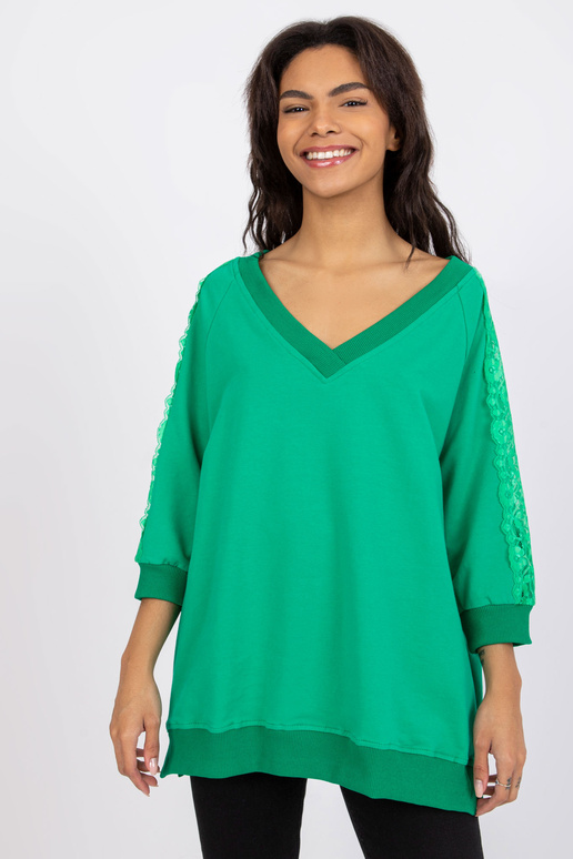 Zaļa ikdienas blūze Leja RUE PARIS