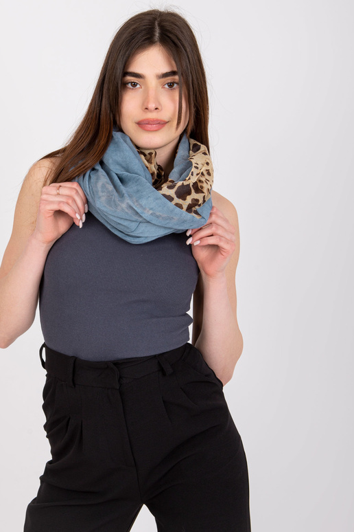 Zils skurstenis ar leopper apdruku