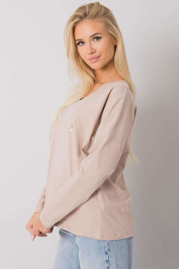 Gaiši bēša blūze ar...