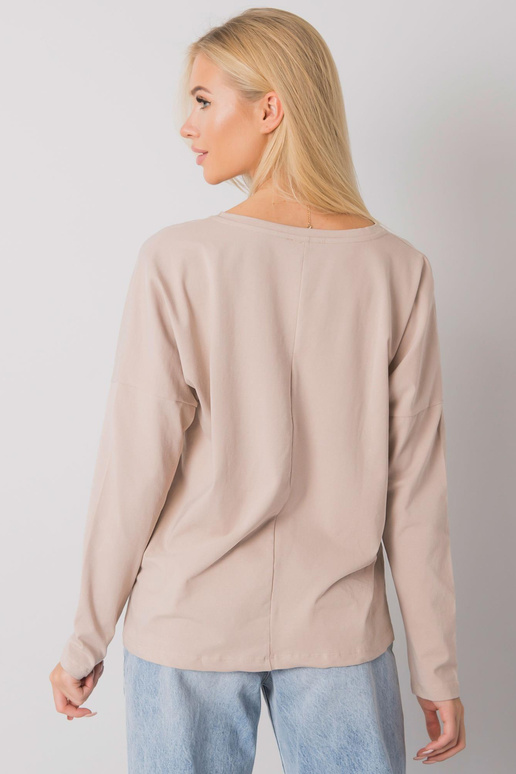 Gaiši bēša blūze ar Georgetown RUE PARIS Gaiši bēša blūze ar Georgetown RUE PARIS