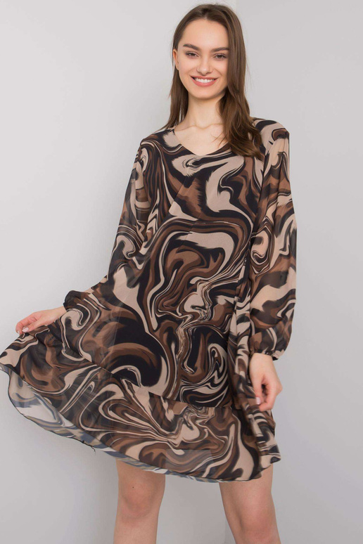 Melna kleita ar volāniem Burano