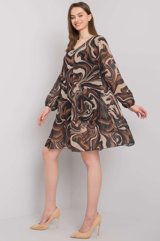 Melna kleita ar volāniem Burano