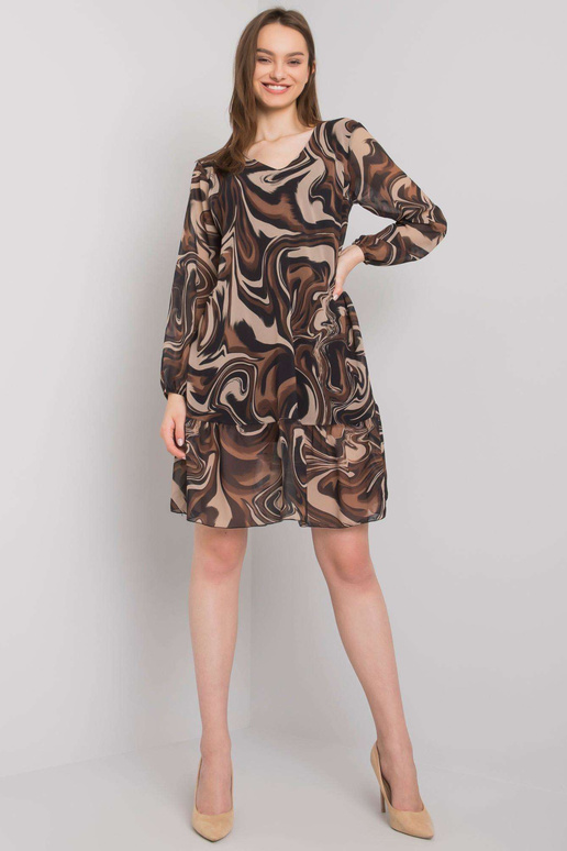 Melna kleita ar volāniem Burano