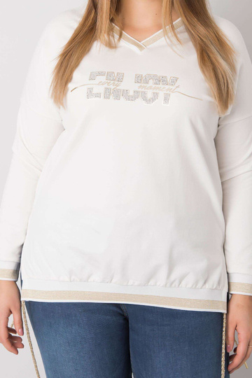 Ecru plus izmēra blūze ar...