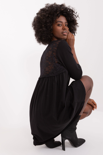 Sieviešu melna kleita ar...