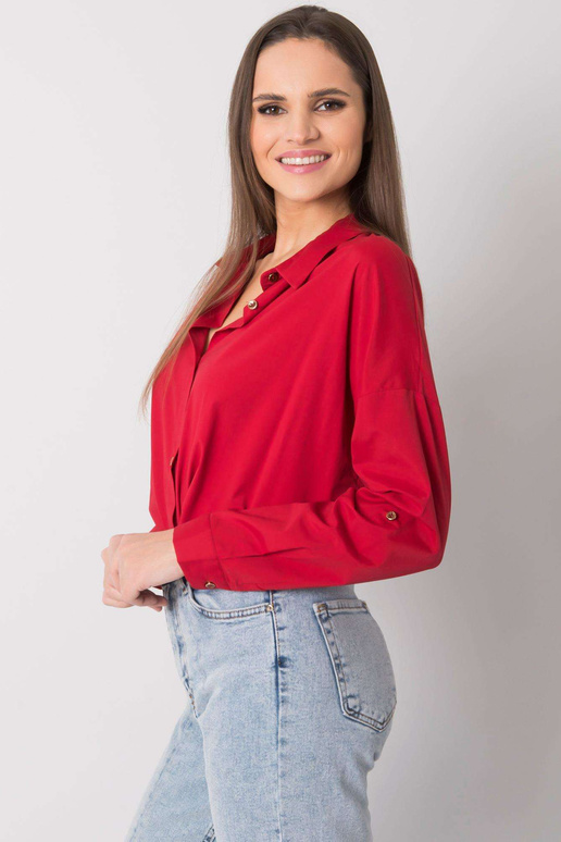 Burgundijas klasiskais krekls Camila