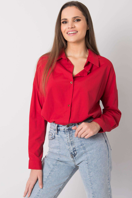 Burgundijas klasiskais krekls Camila
