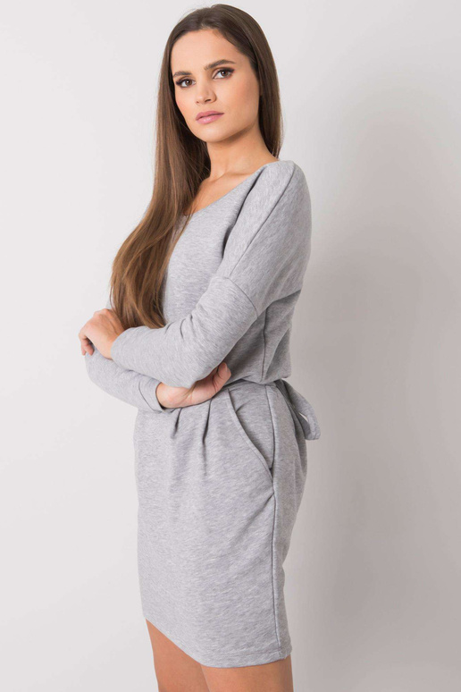 Pelēka melanža kleita Kloe RUE PARIS