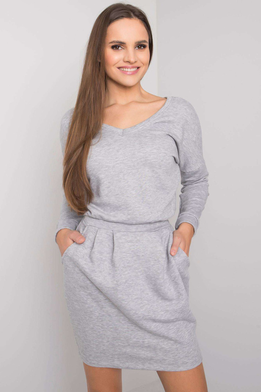 Pelēka melanža kleita Kloe RUE PARIS