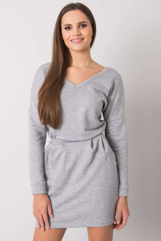 Pelēka melanža kleita Kloe RUE PARIS