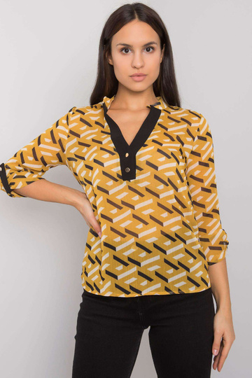 Melna un dzeltena blūze...